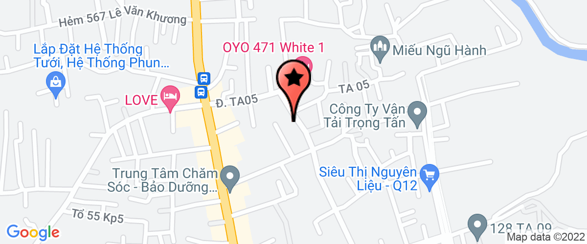 Map go to Truong Thanh International Development Investment Company Limited