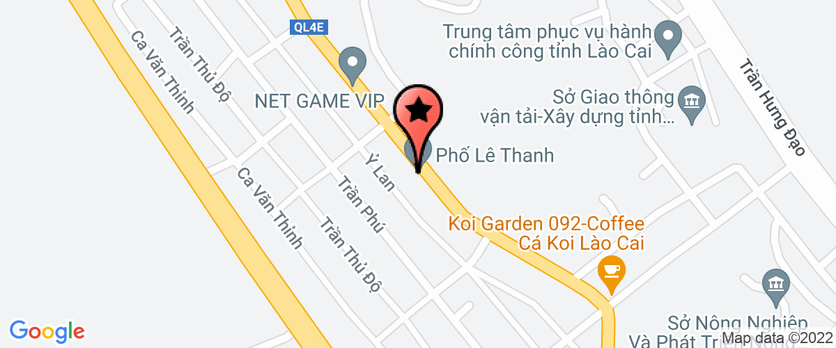 Map go to Bac Cuong Secondary School