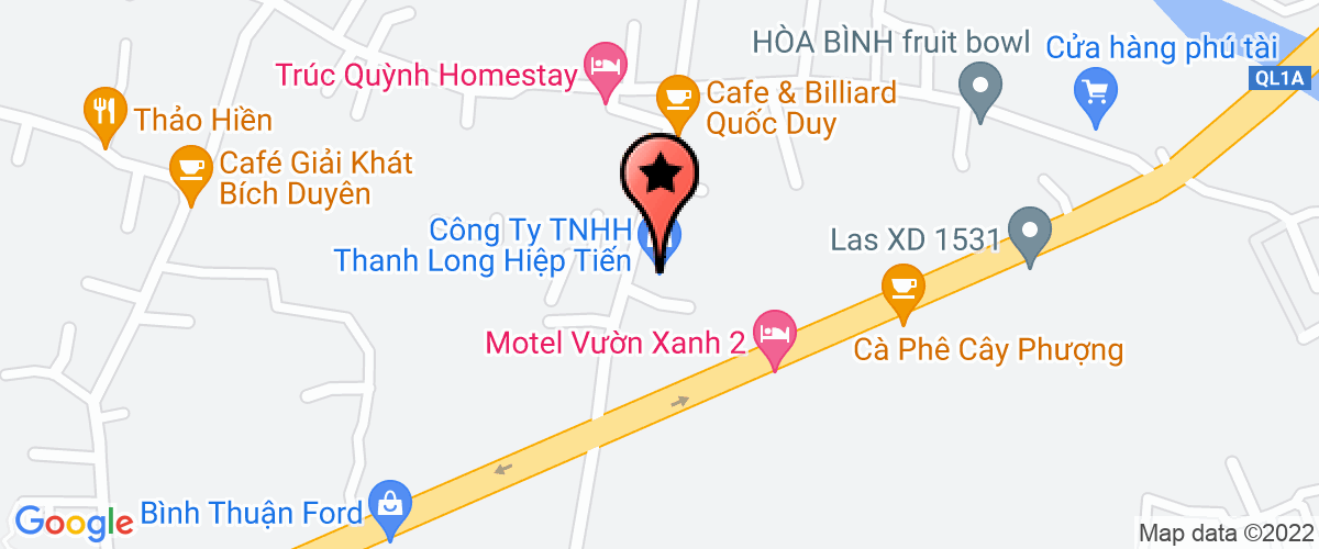 Map go to Thanh Long Hiep Tien Company Limited