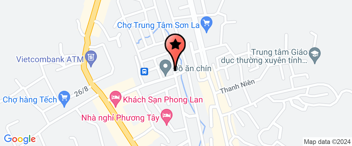 Map go to Minh Khang Sơn La Service and Trading Joint Stock Company