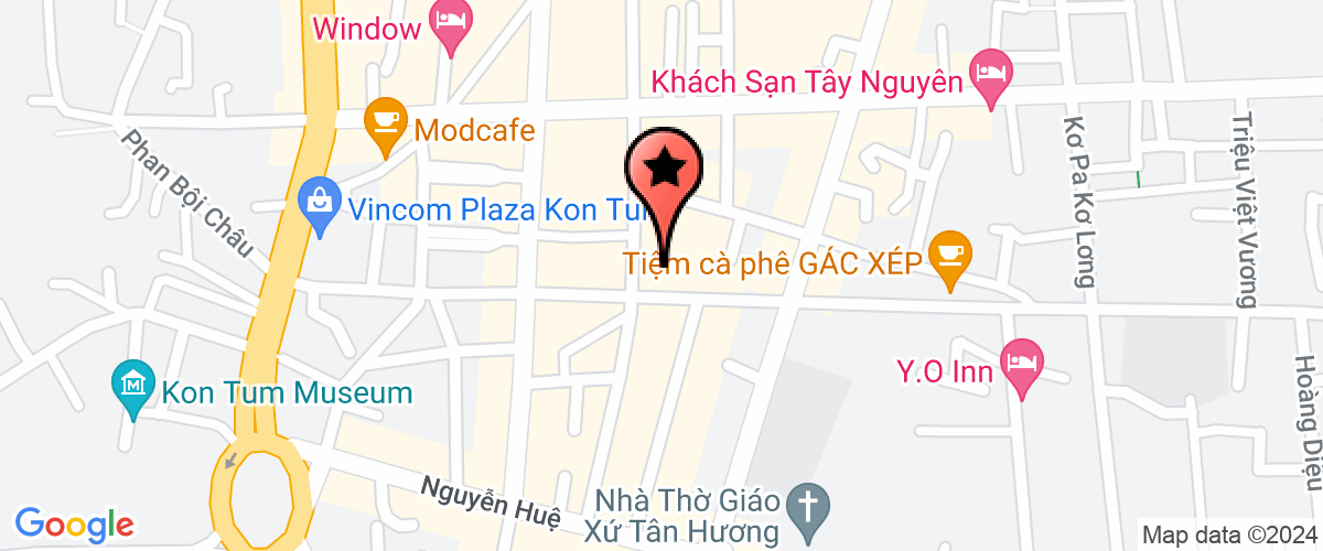 Map go to Hoi chu thap do Kon Tum City
