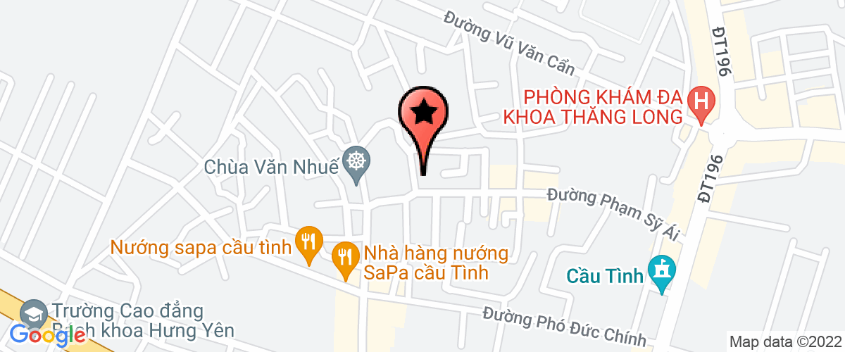 Map go to Phong Tu Phap My Hao District