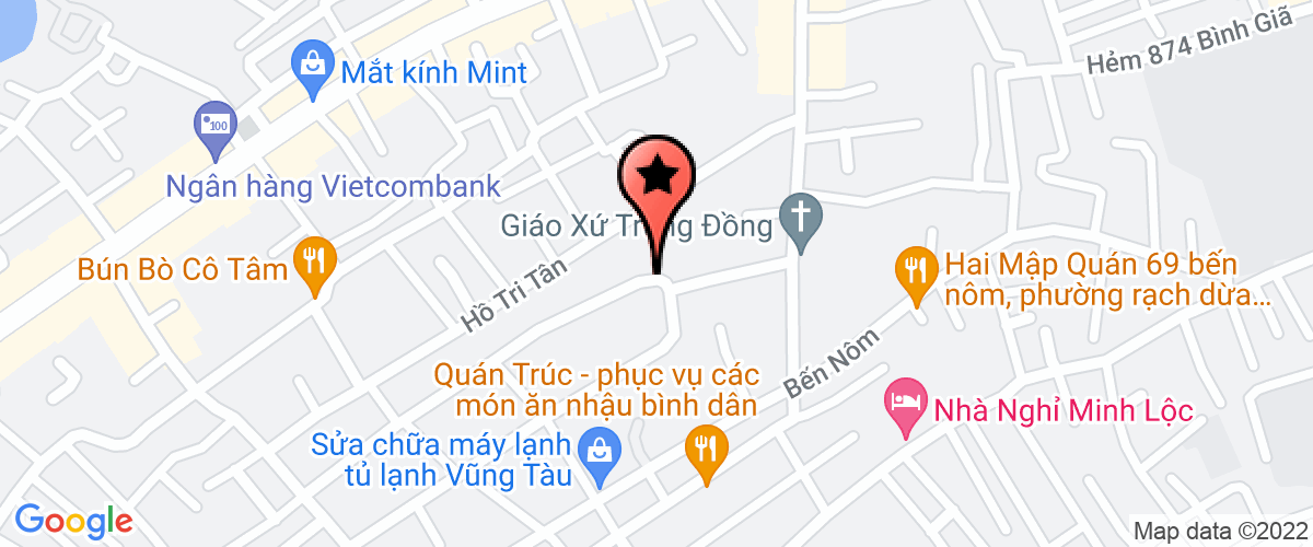 Map go to Hoanthinh Company Limited