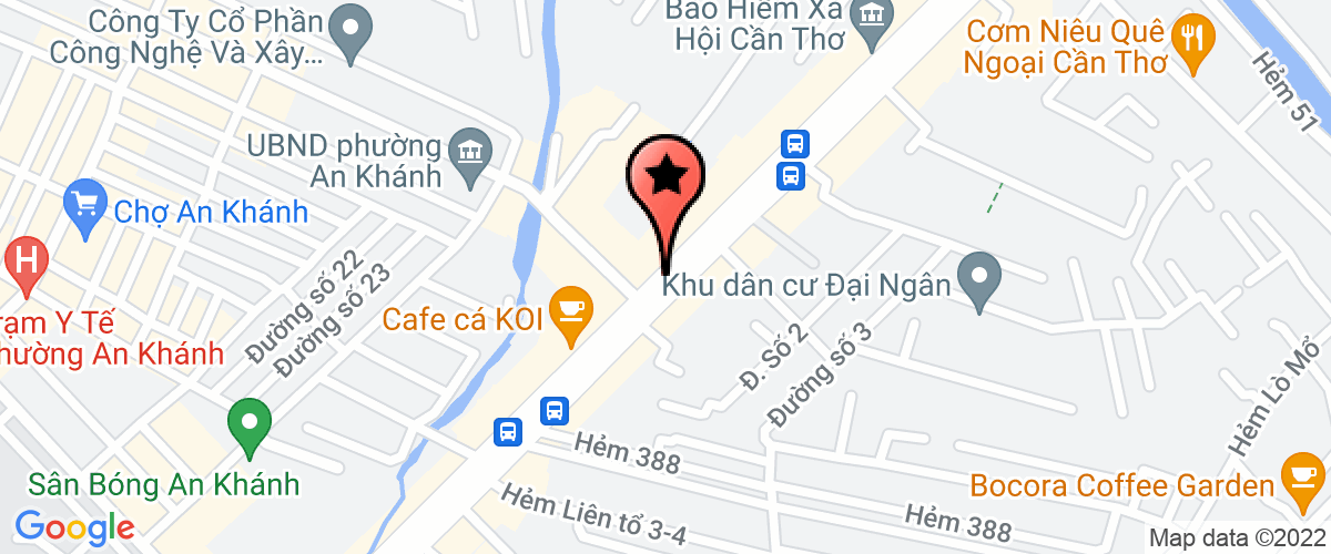 Map go to Sinh Vien Seafood Company Limited