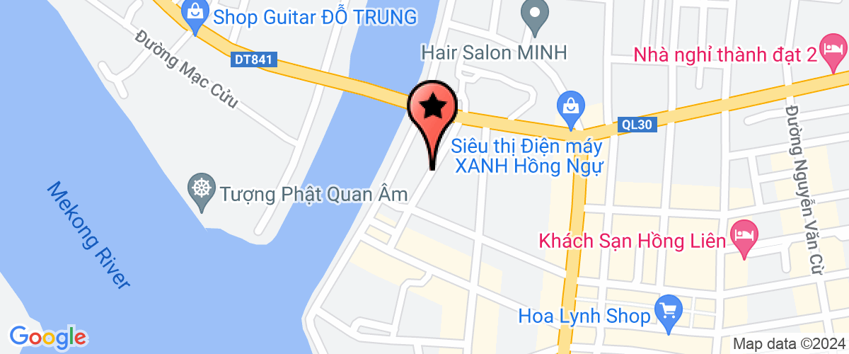 Map go to Khanh Quynh Hong Ngu Private Enterprise