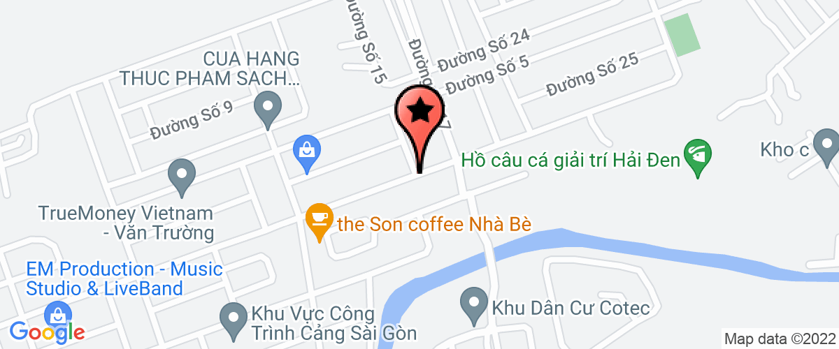 Map go to Thai Tien Interior Production Company Limited