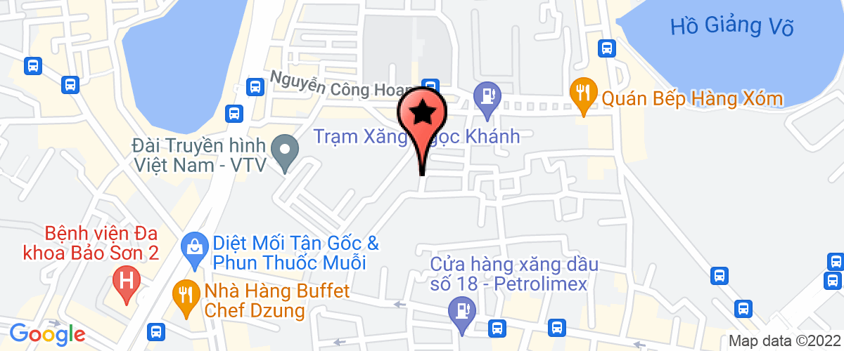 Map go to Thanh An Ha Noi Construction Consultant Joint Stock Company