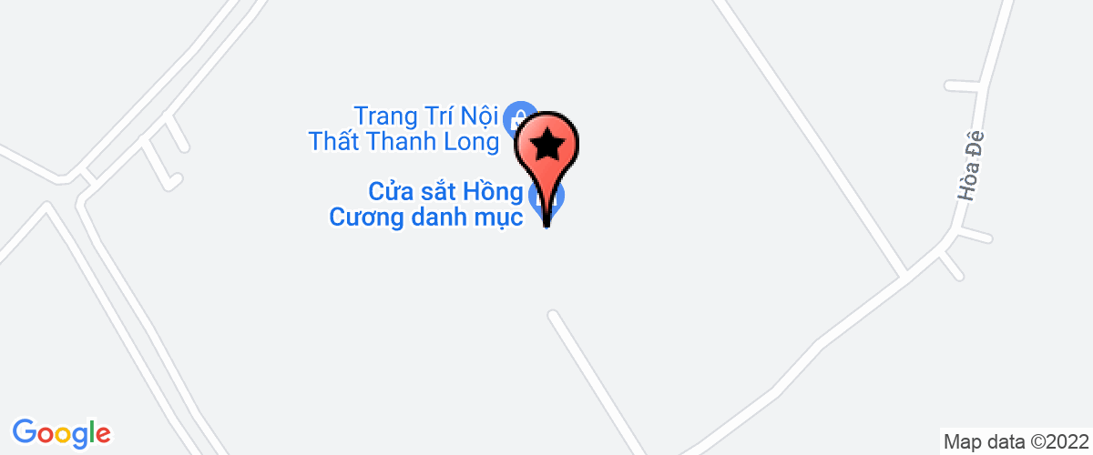 Map go to Dv - Tm - Sx - Xd Thanh Diem Company Limited