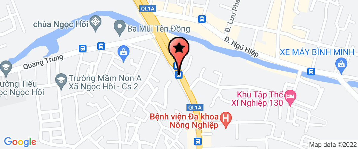 Bản đồ đến Công Ty TNHH Thương Mại Vận Tải Và Dịch Vụ Du Lịch Hưng Việt