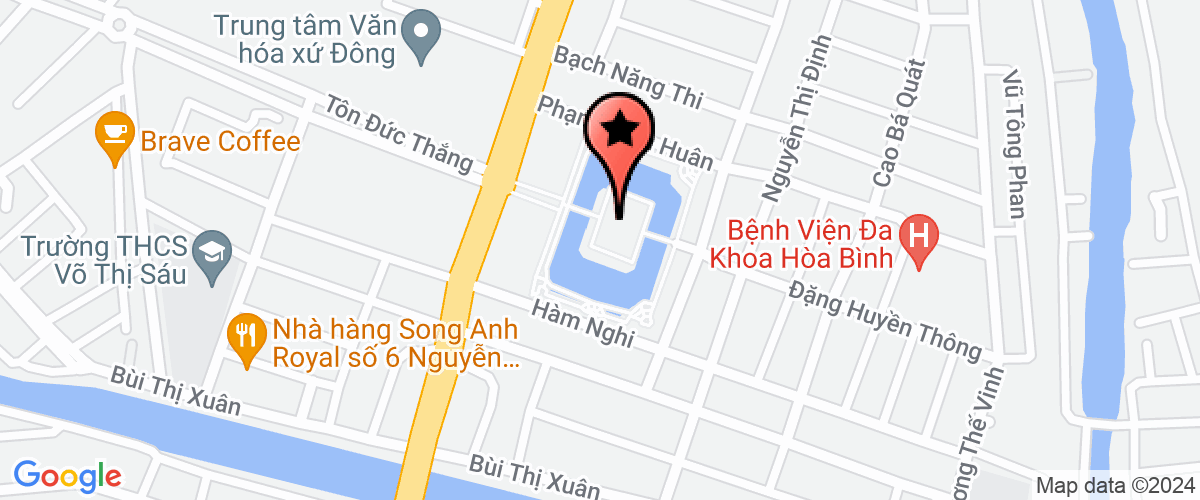 Map go to Vo Thi Sau Secondary School