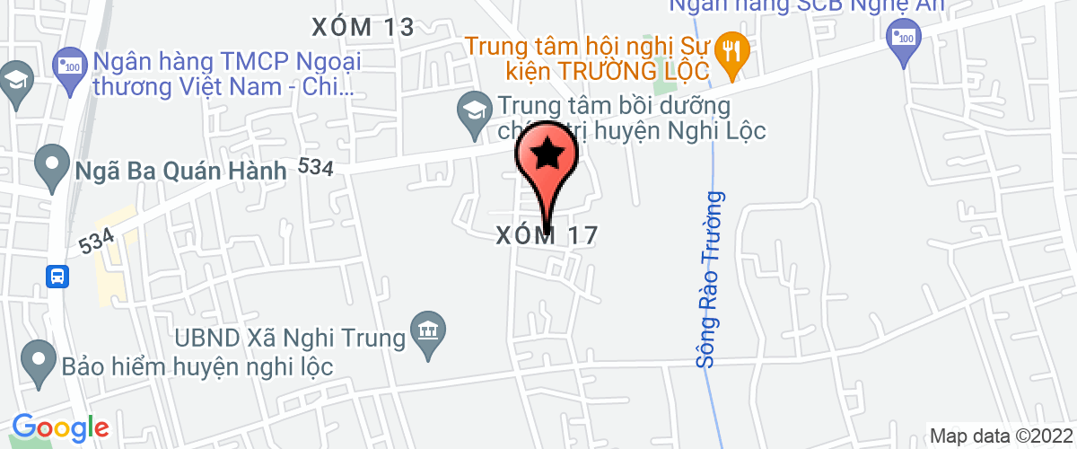 Map go to Dich vu Nong nghiep Dai Vinh Co-operative