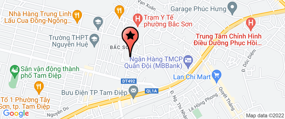Map go to Minh Quang Trade and Advertising Company Limited