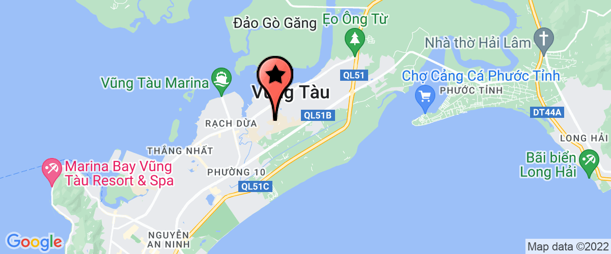 Map go to GT Line A Chau (nop thay thue) Company Limited