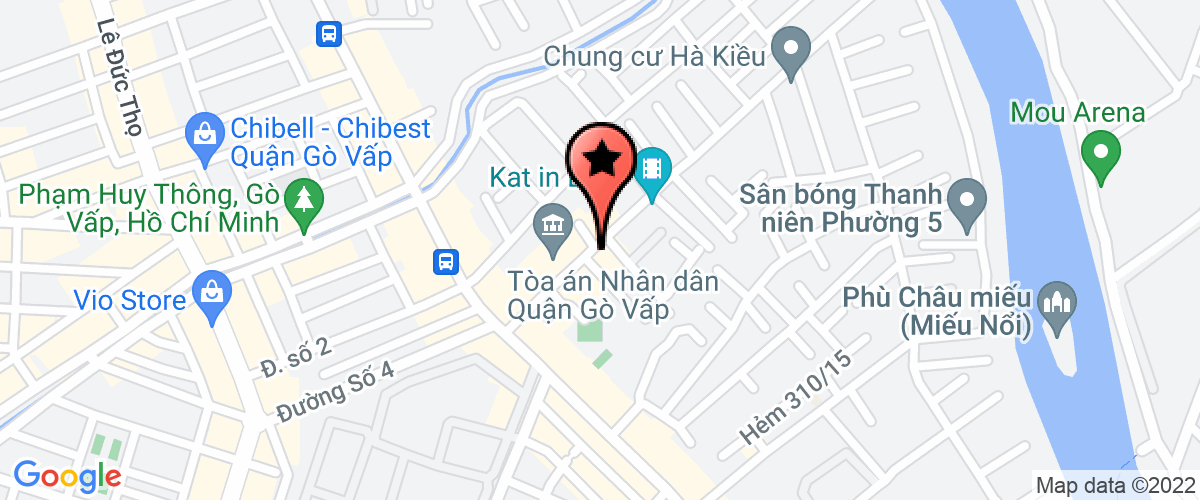 Map go to Quoc Hoang Service Trading Business Company Limited