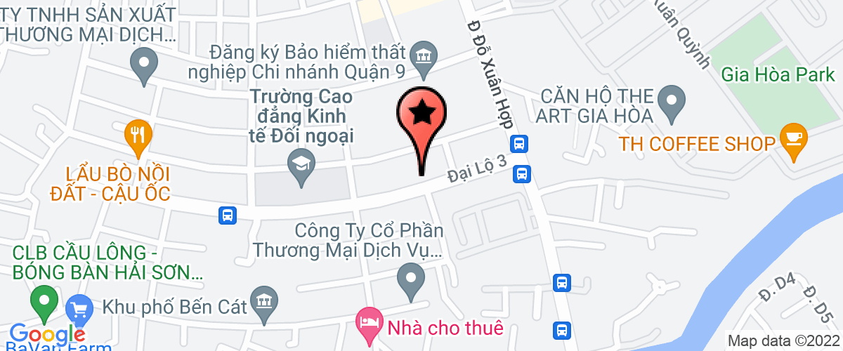 Map go to Giai Phap Xanh Development Company Limited