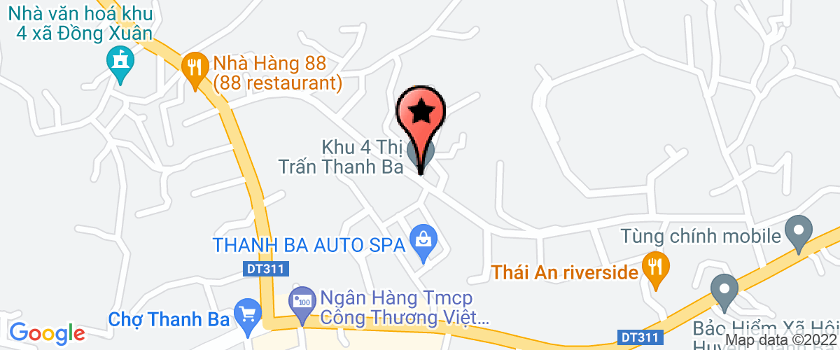 Map go to Truong Dai An Nursery