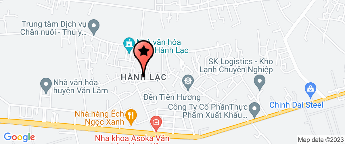 Map go to Hoang Minh Phat Hung Yen Company Limited