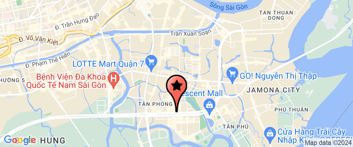 Map go to Sai Gon Real Estate Service Investment Corporation