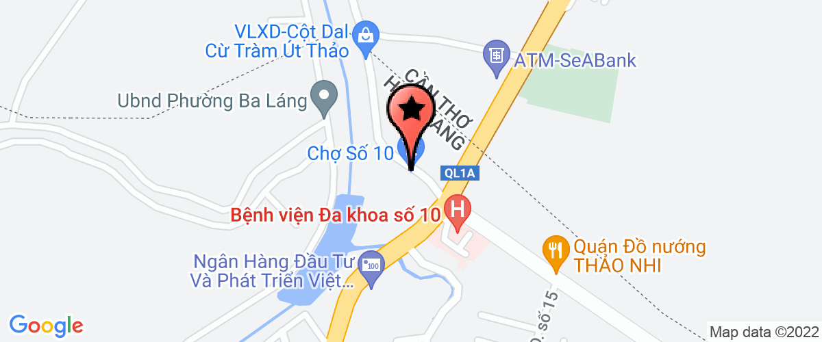 Map go to Bien Vang Xanh Company Limited
