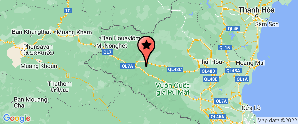 Map go to Mien Trung Medicine Joint Stock Company