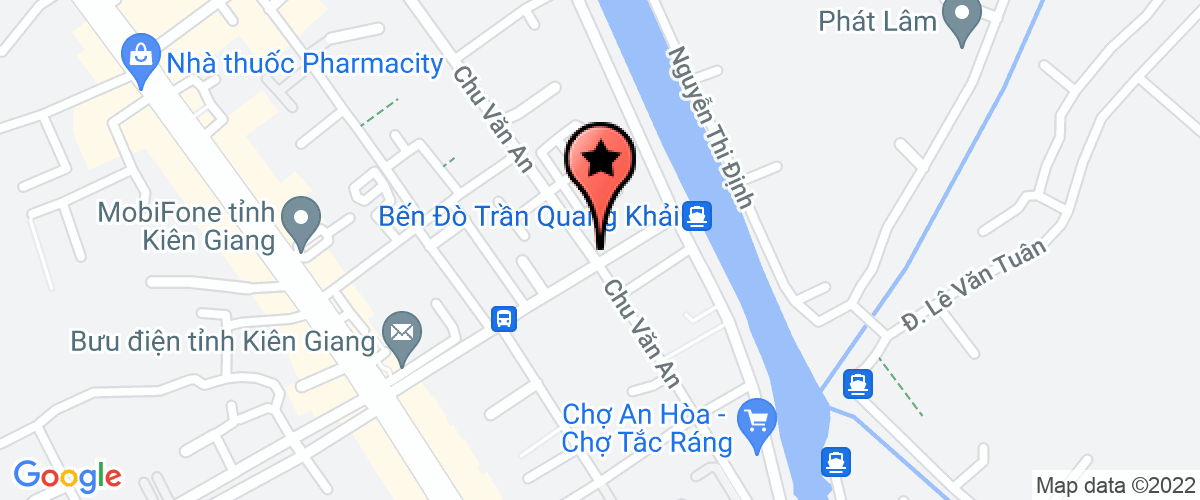 Map go to Dau Khi Quoc Hung Kien Giang Company Limited