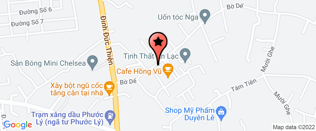 Map go to Thien Duong Import Export Trading Company Limited