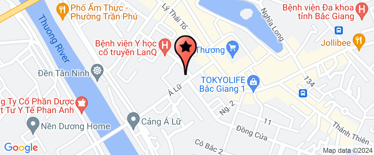 Map go to mot thanh vien thuong mai Phuong Bac Company Limited