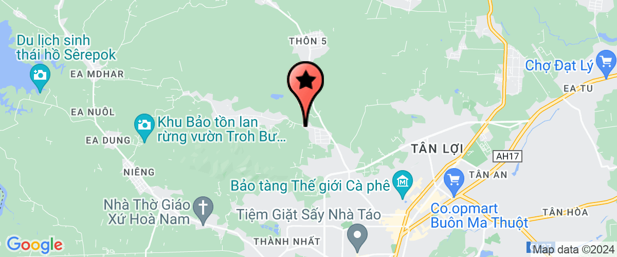 Map go to Dich vu Dong Phuong Company Limited