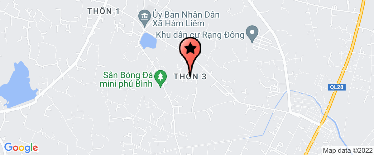 Map go to UBND Xa Tan Duc