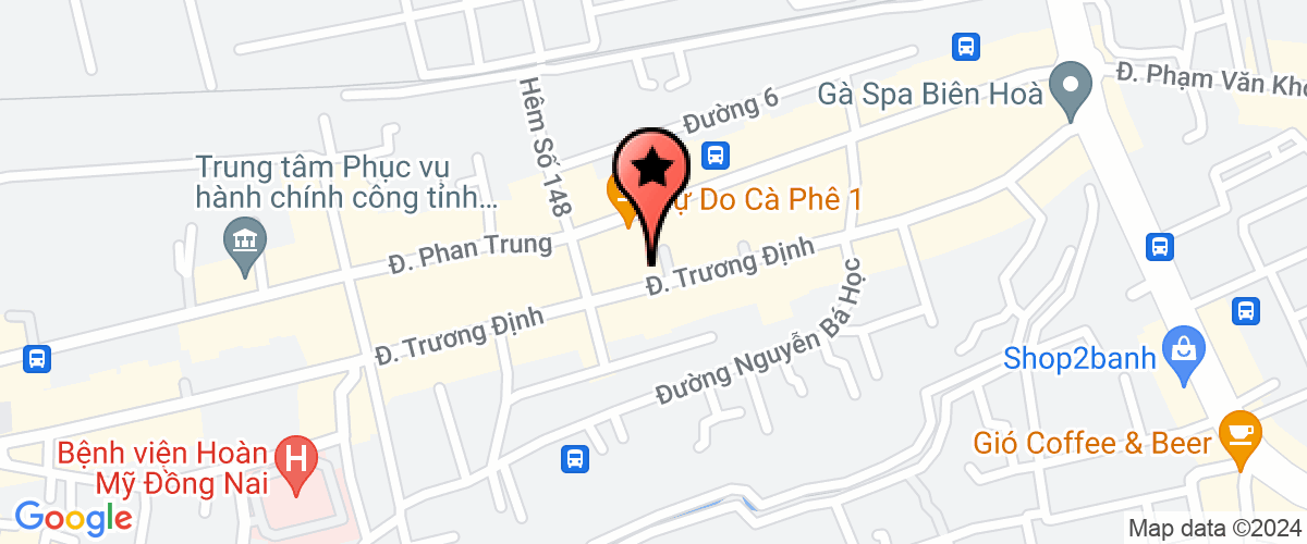 Map go to Phong Ve May Bay Quang Anh Company Limited