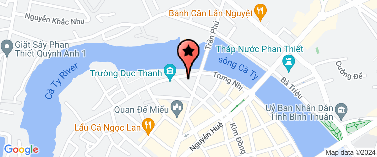 Map go to Tuan Ngoc Binh Thuan Company Limited
