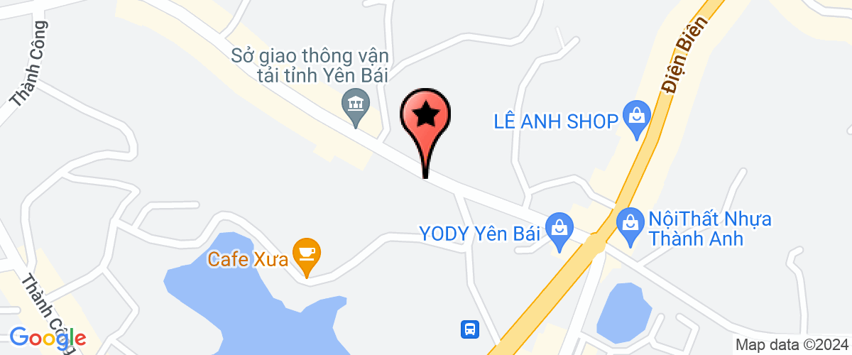 Map go to Toyota Hoa Binh Minh Yen Bai Company Limited