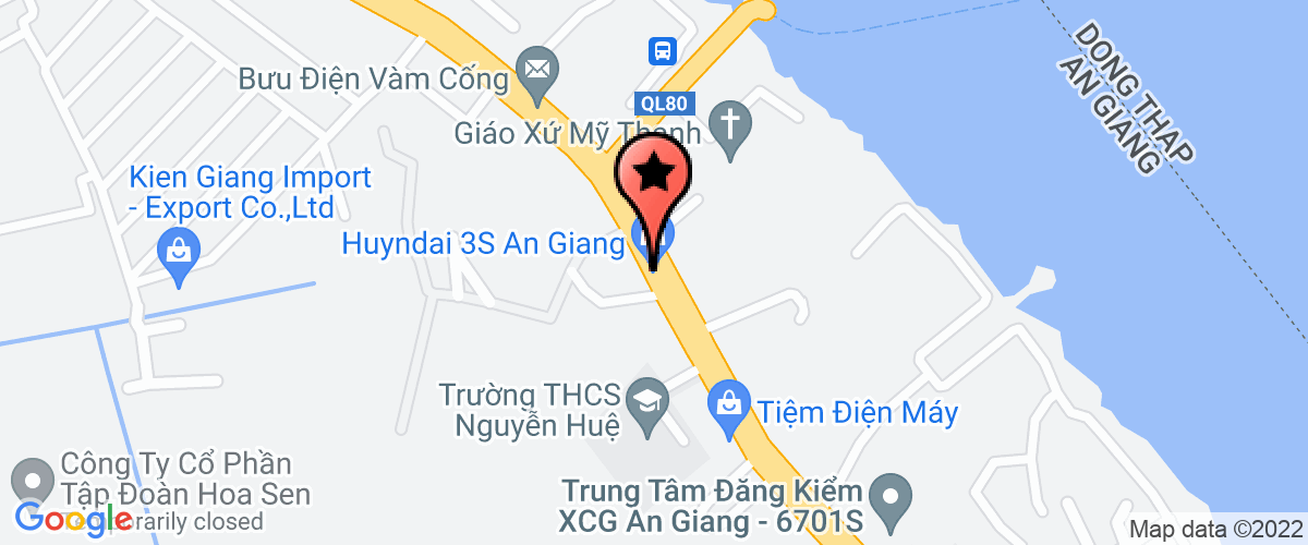 Map go to Cafe Pho An Giang Company Limited