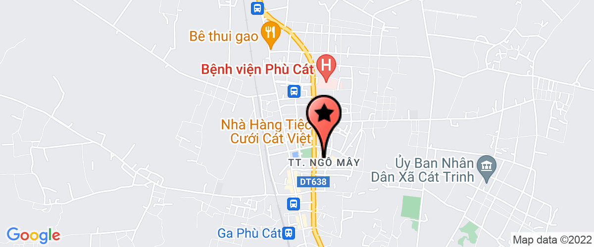 Map go to Cong an Phu Cat District