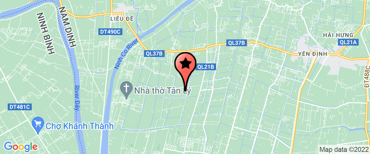 Map go to Truc Ninh B High School