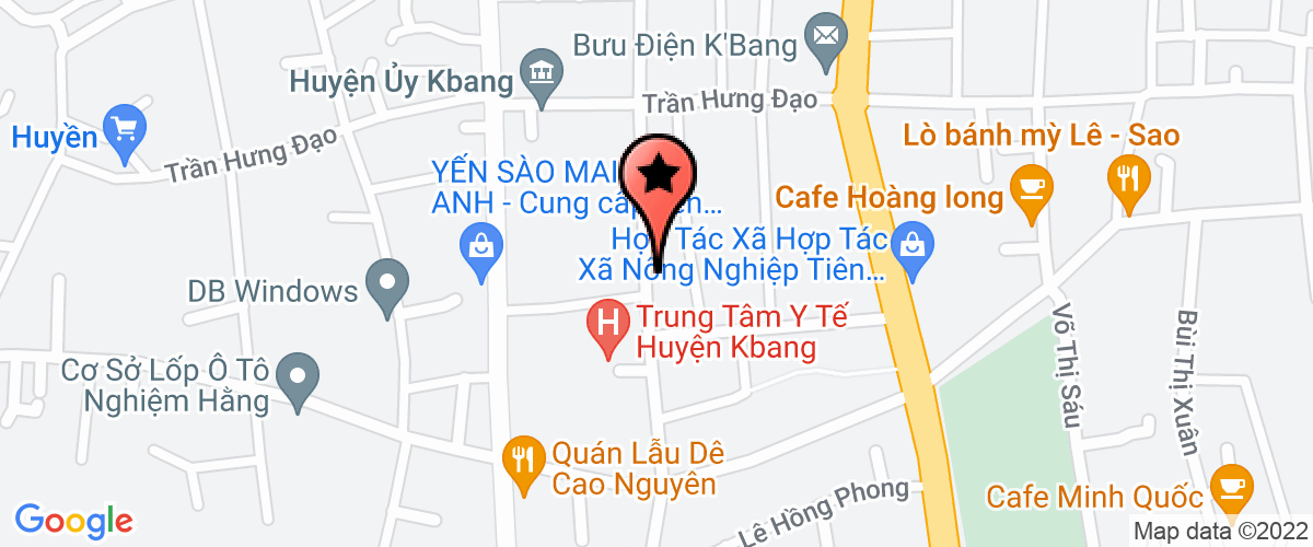 Map go to Kbang Trading and Construction Joint Stock Company