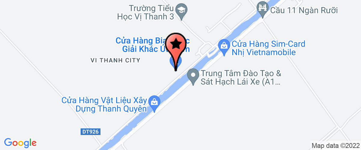 Map go to Ngoc Ut Private Enterprise