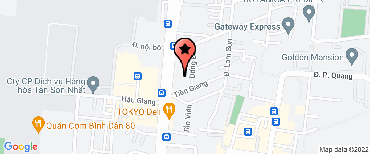 Map go to VietNam Goods Forwarding Transport Company Limited