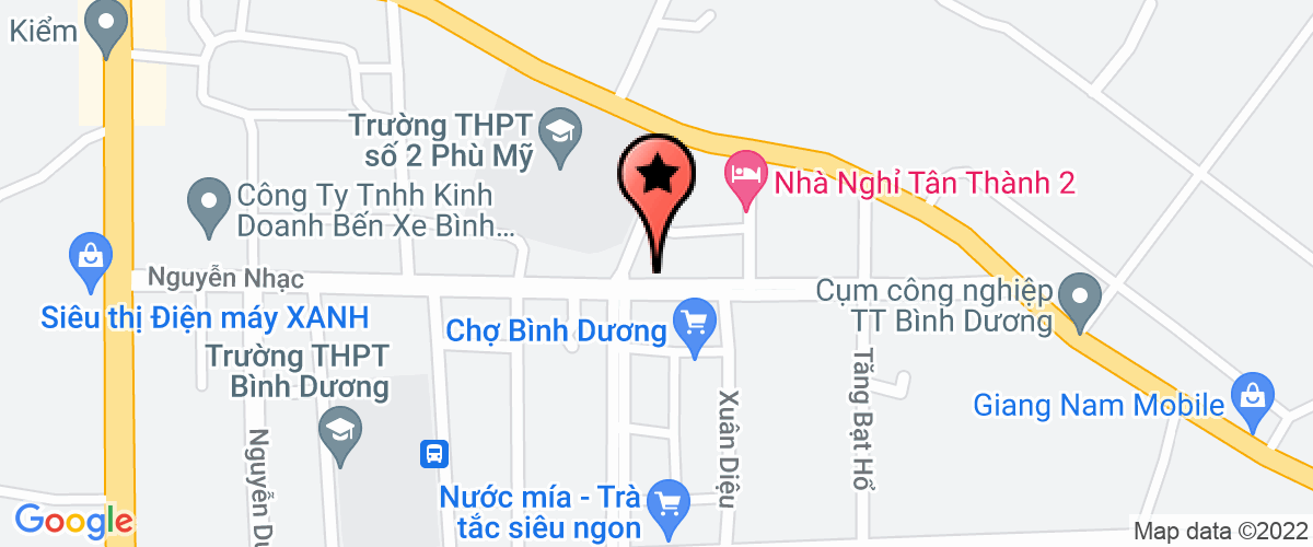 Bản đồ đến Công Ty TNHH Thương Mại Du Lịch Nhà Hàng Khách Sạn An Phú