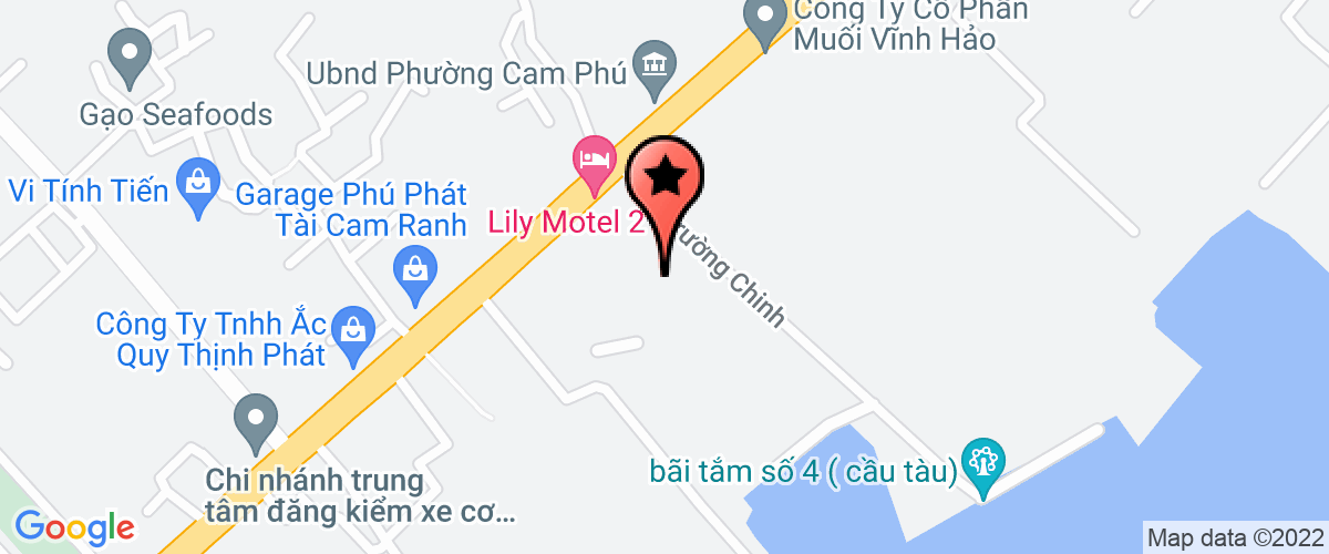 Map go to Hoi Nong Dan TP. Cam Ranh