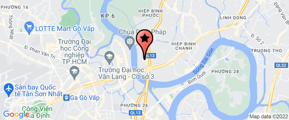 Map go to Sai Gon New Construction Design Investment Joint Stock Company