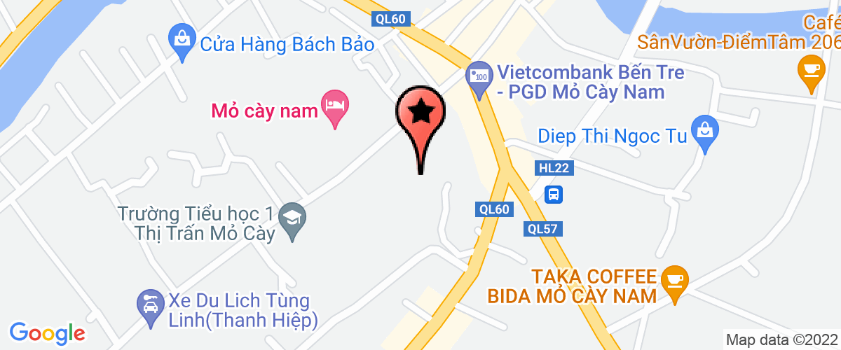 Bản đồ đến Công Ty TNHH Thương Mại Dừa Tiên Thủy