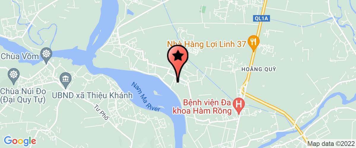 Map go to UBND xa Hoang Hop