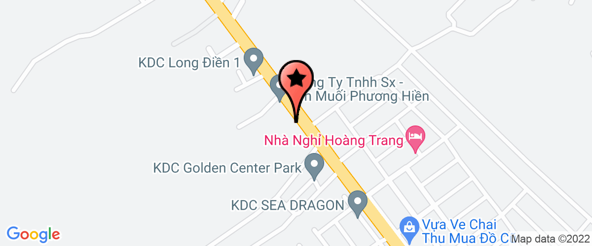 Map go to CN Tong cong ty khi  Duong ong khi Nam Con Son nop ho thue CP-Company VietNam-Company