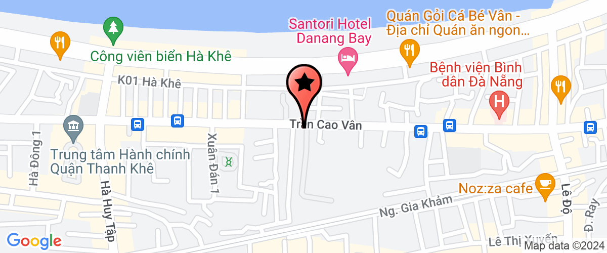 Map go to Ha Nam Hoai Trading Service Construction Company Limited