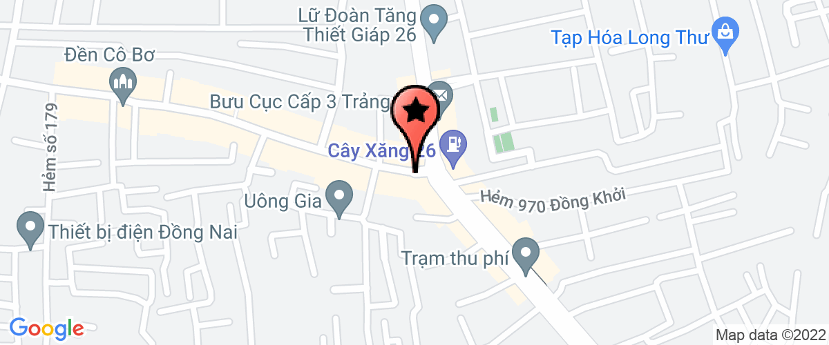 Bản đồ đến Công Ty TNHH Công Nghệ Sinh Học Thanh Long