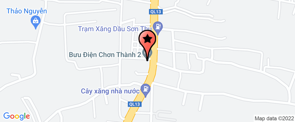 Map go to hang VLXD Tin Duong ( Nguyen Thanh Hung ) Door