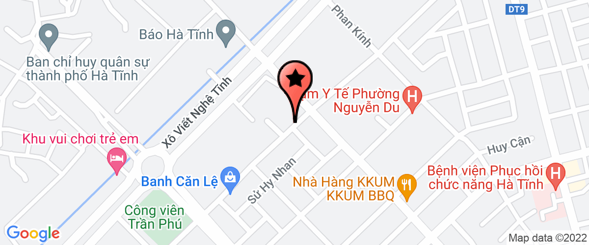 Bản đồ đến UBND Phường Nguyễn Du