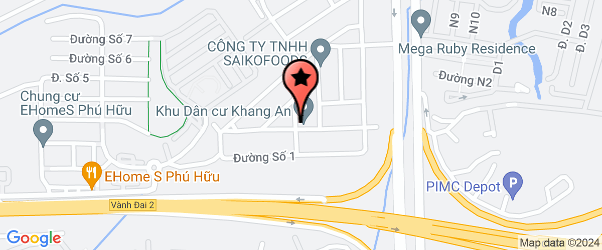 Map go to Ngoi Nha Sach General Service Trading Company Limited