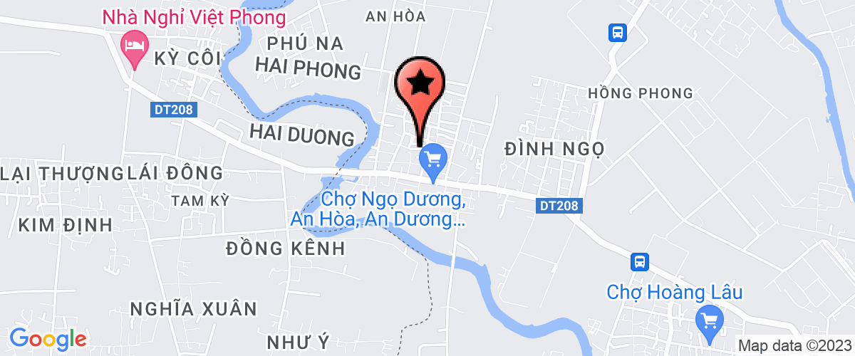 Map go to An Hoa Secondary School